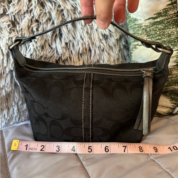 COACH | Vintage Mini Signature Mini Monogram Hobo Handbag - Picture 2 of 6